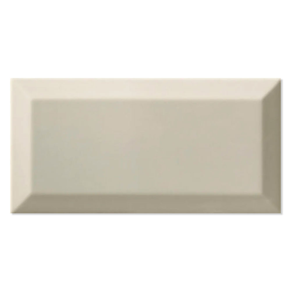 Veggflis Metro Fasat Lys Grå Blank 10x20 cm